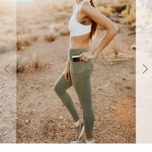 Senita High rise Green exercise leggings